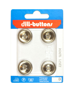 Dill 007.33171 Metalen knopen 4 gaats 18 mm - Kaart