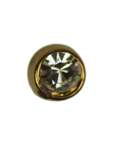 Dill 007.340739 Strass- / Glitter knopen achtersteek 10 mm - STUK