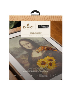 DMC TB183/81 Borduurpakket Mona Lisa & Sunflowers 13,5 x 20,5cm - STUK