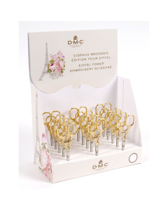 DMC U1037 Borduurschaar metaal Eiffeltoren 10cm x 4cm - Display