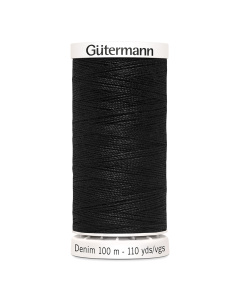 Gütermann 700160 Denim Jeans naaigaren 100 meter dikte 50 - Kleur 1000