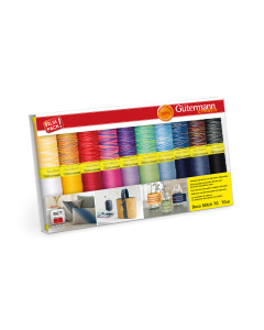 Gütermann 702165 Naaigarenset met 20 spoelen Deco Stitch 70 mtr - Kleur 1