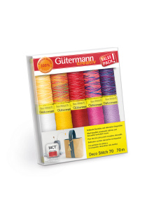 Gütermann 702166 Naaigarenset met 10 spoelen Deco Stitch 70 mtr - Kleur 1