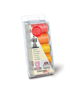 Gütermann 731390 Machineborduurgarenset 5 conen Cotton 12 multikleuren - Kleur 1