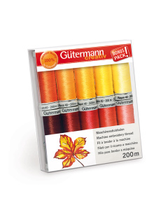 Gütermann 734005 Machineborduurgarenset met 10 conen Rayon 40 200mtr - Kleur 1