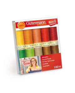 Gütermann 734008 Naaigarenset met 10 conen Inge's allesnaaigaren - STUK