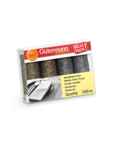 Gütermann 734366 Naaigarenset Sparkly 4 conen à 100 meter - Kleur 1