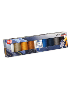 Gütermann 734564 Naaigarenset Denim 100 mtr en naaimachinenaalden - SET