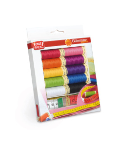 Gütermann 734581 Naaigarenset met 10 conen allesnaaigaren + centimeter - SET