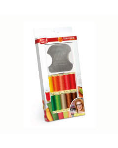 Gütermann 734584 Naaigarenset 10 conen allesnaaigaren + naaisjabloon - SET
