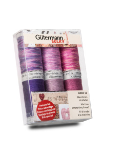 Gütermann 737445 Borduurgarenset Cotton 12 - Kleur 3