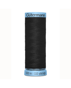 Gütermann 744590 Zijde naaimachinegaren 100 meter dikte 100 - Kleur 000