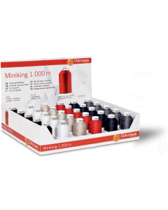 Gütermann 799696 Display Miniking 1000 meter 30 conen - Kleur 1