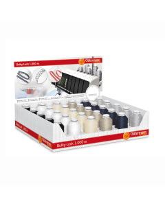 Gütermann 799705 Display met 30 conen Bulky-Lock 80 1000 meter - Kleur 1