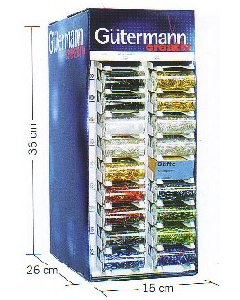 Gütermann 613746 M&M 49 display leeg - Display