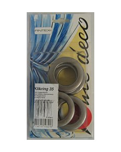 Antex 329765 Home Deco Klikring 35mm graniet 8 stuks - Kaart