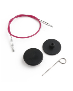 Knitpro 10500 Paarse Kabel 20 cm om 40 cm verwisselbare naalden te maken - Kaart