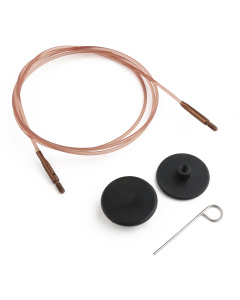 Knitpro 31295 Bruine Kabel 76 cm om 100 cm verwisselbare breinaalden te maken - Kaart