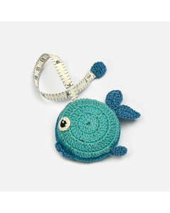 Knitpro Lantern Moon 350635 Rolcentimeter Vis blauw - STUK
