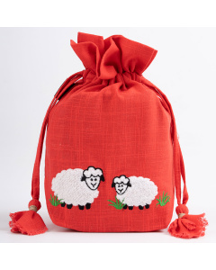 Knitpro Lantern Moon 350697 Project tas rood - STUK