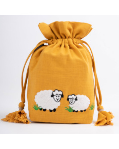 Knitpro Lantern Moon 350698 Project tas mosterd - STUK