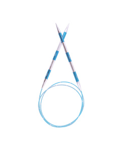 KnitPro 42070 Smartsix Rondbreinaalden 60 cm (Blauw) 4,50 mm - Kaart