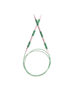 KnitPro 42098 Smartsix Rondbreinaalden 80cm (Groen) 10.00mm - Kaart