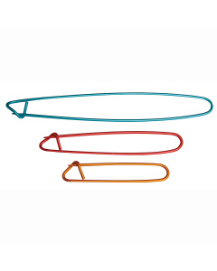 KnitPro 45502 Aluminium steekhouders. Set van 3; Klein, middelgroot, groot - Kaart