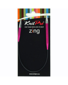 Knitpro 47060 Zing Asymetrische Rondbreinaalden 25cm 5.00mm - Kaart