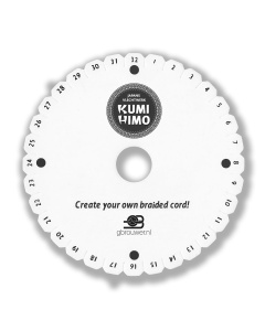 Kumihimo 045.1000 Vlechtschijf 15 cm rond met 32 inkepingen - Kaart