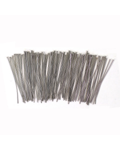 Kumihimo 045.1007 Kopspelden platinum 45 mm - 25 stuks - Kaart