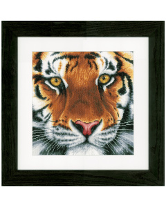Lanarte PN-0156010 Borduurpakket telpatroon Tijger  ca. 35 x 34 cm - STUK