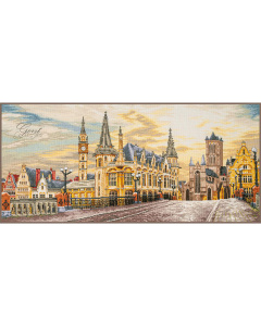 LanArte PN-0205236 Telpakket kit Stadszicht van Gent ca. 70x35cm - STUK