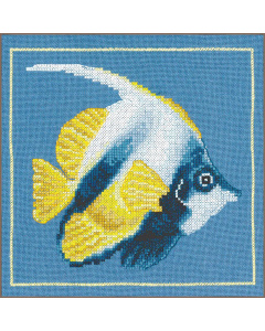 Lanarte PN-0215370 Telpakket kit Gele hoekvis 21x20cm - STUK
