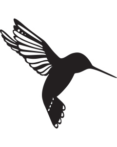 Marabu 0287000000003 Silhouette Sjabloon 15x15 cm 3 little bird - STUK
