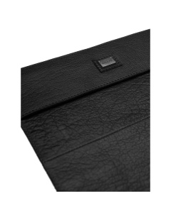 MUUD 2077 Gaby Notebookhoes leer 22x16cm - kleur Black