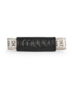 MUUD Enya. Handgemaakt leren etui voor meetlint 6.5x3cm - kleur Black