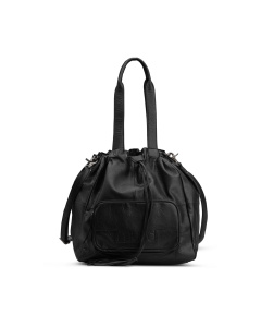 MUUD Libby. Handgemaakt leren tas voor diverse projecten 40x20cm - kleur Black