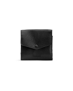 MUUD Civ. Handgemaakt leren etuit 14 x 14 cm - kleur Black