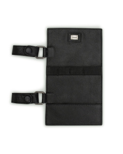 MUUD QB-4623R1 Carita G Handgemaakte leren etui small 21 x 12 cm - kleur Black