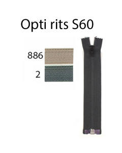 Opti 2624 S60 spiraalrits 6mm deelbaar 275 cm onverpakt - Kleur 002