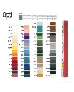 Opti 4800 S40 spiraalrits 4mm niet deelbaar 20 cm met werratrekker - Kleur 8398