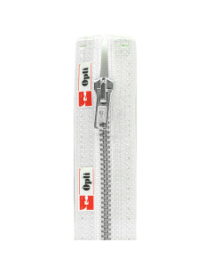 Opti 4910 M40 metaalrits 4mm deelbaar 75 cm met werra ritsentrekker - Kleur 009