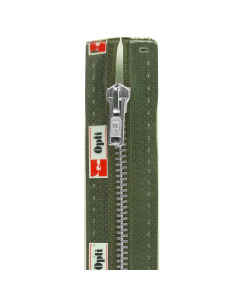 Opti 4910 M40 metaalrits 4mm deelbaar 75 cm met werra ritsentrekker - Kleur 542