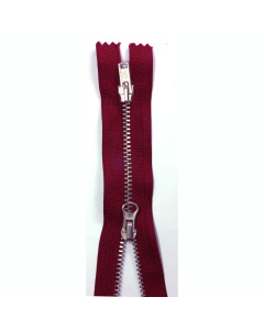 Opti 4911 M40 zilverkleurige metaalrits 4mm dubbel deelbaar 55 cm - Kleur 750