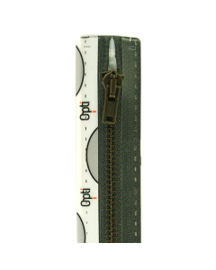 Opti 5497130 M40 bronskleurige metaalrits 4mm deelbaar 40 cm - Kleur 001