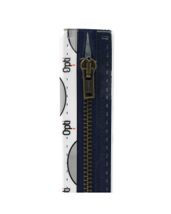 Opti 5497130 M40 bronskleurige metaalrits 4mm deelbaar 60 cm - Kleur 210