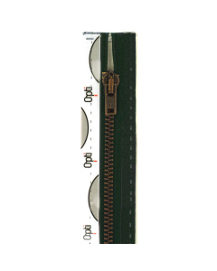 Opti 5497230 M40 bronskleurige metaalrits 4mm niet deelbaar 12 cm - Kleur 461