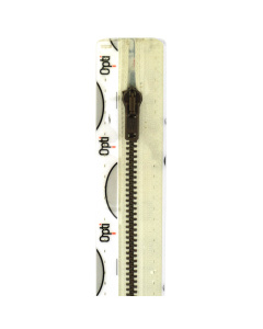 Opti 5497230 M40 bronskleurige metaalrits 4mm niet deelbaar 14 cm - Kleur 089