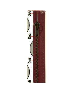 Opti 5497230 M40 bronskleurige metaalrits 4mm niet deelbaar 6 cm - Kleur 750